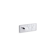 Kohler 26346-9-CP - Anthem® Two-outlet recessed mechanical thermostatic valve control