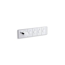 Kohler 26348-9-CP - Anthem® Four-outlet recessed mechanical thermostatic valve control