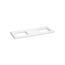 Kohler 28255-MMW - Silestone® 61'' quartz vanity top with two rectangular cutouts