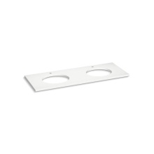 Kohler 28259-MMW - Silestone® quartz 61'' vanity top with double oval cutouts