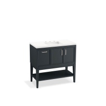 Kohler 33579-ASB-1WX - Winnow® 36'' bathroom vanity cabinet with sink and quartz top