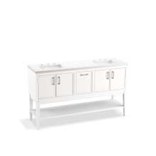 Kohler 33581-ASB-0 - Winnow® 60'' bathroom vanity cabinet with sinks and quartz top