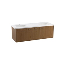Kohler 99548-1WM - Jute® 60'' wall-hung bathroom vanity cabinet