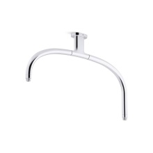 Kohler 26305-CP - Statement® Ceiling-mount single-function dual rainhead arm