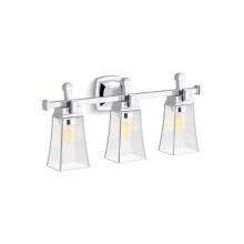 Kohler 31757-SC03-CPL - Riff® Three-light sconce