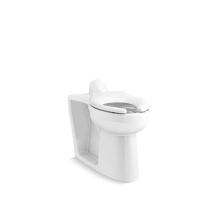 Kohler 25044-SS-0 - Modflex® Adjust-a-Bowl® Floor-mounted rear spud flushometer bowl