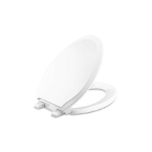Kohler 4734-RL-0 - Rutledge® ReadyLatch® Quiet-Close™ elongated toilet seat