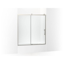 Kohler 702253-10L-BNK - Rely® 62-1/2'' H sliding bath door with 3/8''-thick glass