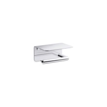 Kohler 29221-CP - Kumin™ Covered horizontal toilet paper holder
