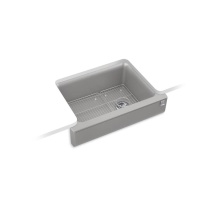 Kohler 25785-CM4 - Cairn® 29-3/4'' undermount single-bowl farmhouse kitchen sink with short apron