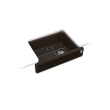 Kohler 25785-CM2 - Cairn® 29-3/4'' undermount single-bowl farmhouse kitchen sink with short apron