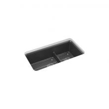 Kohler 27786-CM7 - Cairn® Smart Divide® 33-1/2'' undermount double-bowl kitchen sink