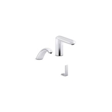 Kohler 181029-BK1-CP - Kumin® Curve Touchless lavatory faucet and soap dispenser with Kinesis® sensor technolog