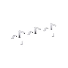 Kohler 181031-BK1-CP - Kumin® Curve Touchless lavatory faucets and soap dispensers with Kinesis® sensor technol