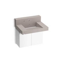Kohler 81024-BPW-KCN - Constellation™ 30'' wall-mount lavatory system with backsplash