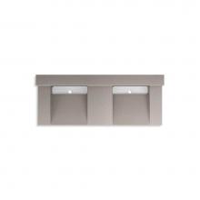 Kohler 81025-BSS-KCT - Constellation™ 60'' wall-mount basin lavatory system with backsplash