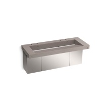 Kohler 81032-BSS-KCT - Constellation™ 60'' wall-mount trough lavatory system