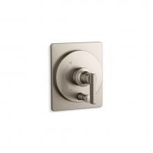 Kohler T35919-4-BN - Castia™ by Studio McGee Rite-Temp® valve trim with push-button diverter