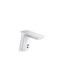 Kohler 13467-SATA-CP - Geometric Touchless single-hole lavatory faucet with Insight™ sensor technology, DC-powered, les