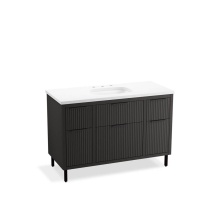 Kohler 32172-ASB-DKS - Spacity® 48'' wall-hung bathroom vanity cabinet with sink and quartz top