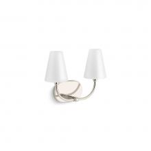 Kohler 32256-SC02-SNL - Kernen™ by Studio McGee Two-light sconce