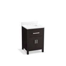 Kohler 40637-BD1-BWK - Kresla® 24'' bathroom vanity cabinet with sink and quartz top