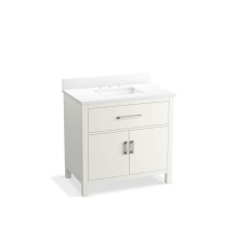 Kohler 40639-BD1-0 - Kresla® 36'' bathroom vanity cabinet with sink and quartz top