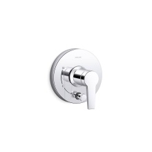 Kohler T49988-4-CP - Pitch® Rite-Temp® valve trim with push-button diverter