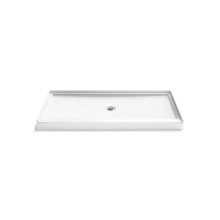 Kohler 44160-HW1 - Stoneridge 66'' X 36'' Alcove Shower Base Center Drain