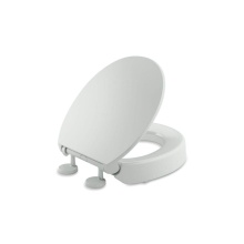 Kohler 25876-95 - Elevated Quiet-Close™ round-front toilet seat