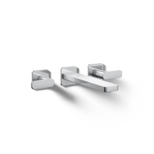 Kohler T27120-4-CP - Parallel® Wall-mount bathroom sink faucet trim, 1.2 gpm