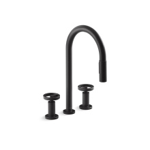 Kohler 28671-9-BL - Billet™ Pull-down kitchen sink faucet with two-function sprayhead
