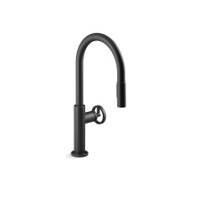 Kohler 28670-9RT2-BL - Billet™ Touchless pull-down kitchen sink faucet with two-function sprayhead