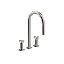 Kohler 28671-3-TT - Billet™ Pull-down kitchen sink faucet with two-function sprayhead