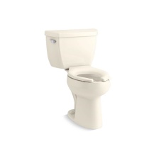 Kohler 37740-96 - Two-piece elongated toilet, 1.28 gpf