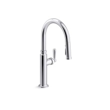Kohler 28358-RT2-CP - Touchless pull-down kitchen sink faucet with three-function sprayhead