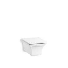 Kohler 6918-0 - Memoirs® Wall-hung compact elongated dual-flush toilet bowl with slow close seat