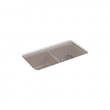 Kohler 8199-CM3 - Cairn® 33-1/2'' undermount double-bowl kitchen sink