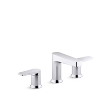 Kohler 37887-4-CP - Taut Widespread Bathroom Sink Faucet, 1.2 Gpm Polished Chrome
