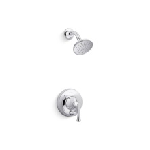 Kohler T35943-4Y-CP - Buckley™ Rite-Temp® shower trim kit with push-button diverter, 2.5 gpm