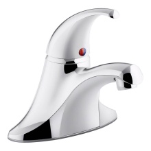 Kohler P15182-4RA-CP - Coralais® single-handle centerset bathroom sink faucet with metal pop-up drain and lift rod,