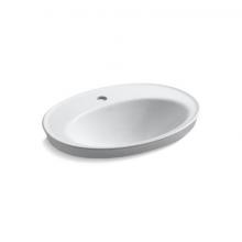 Kohler 2075-1-0 - Serif® 22-1/4'' oval drop-in bathroom sink