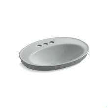 Kohler 2075-4-95 - Serif® Drop-in bathroom sink with 4'' centerset faucet holes