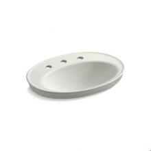 Kohler 2075-8-NY - Serif® Drop-in bathroom sink with 8'' widespread faucet holes
