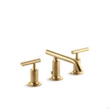 Kohler 14410-4-BGD - Purist® Widespread bathroom sink faucet with low lever handles and low spout