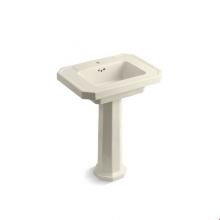 Kohler 2322-1-47 - Kathryn® Pedestal bathroom sink with single faucet hole