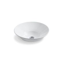 Kohler 2200-G-0 - Conical Bell® vessel or wall-mount bathroom sink with glazed underside