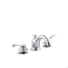 Kohler 12265-4-CP - Fairfax® Widespread bathroom sink faucet with lever handles