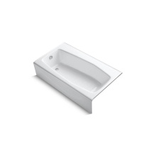 Kohler 713-0 - Villager® 60'' x 34-1/4'' alcove bath, left drain