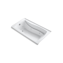 Kohler 1224-LW-0 - Mariposa® 66'' x 36'' alcove whirlpool bath with Bask® heated surfac